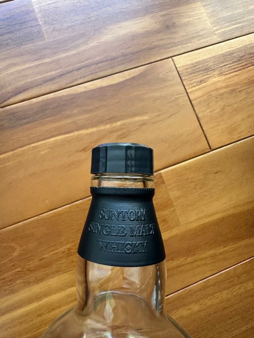 山崎25年旧ボトル空瓶空ボトル空箱化粧箱ラベル汚れあり