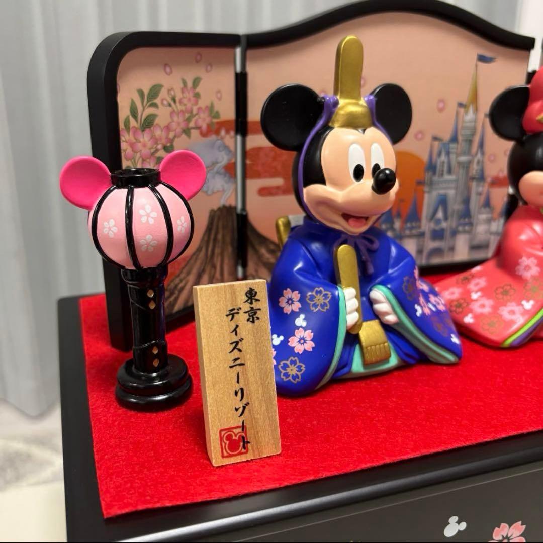 【美品】ミッキー ミニー ひな祭り ひな人形 初節句