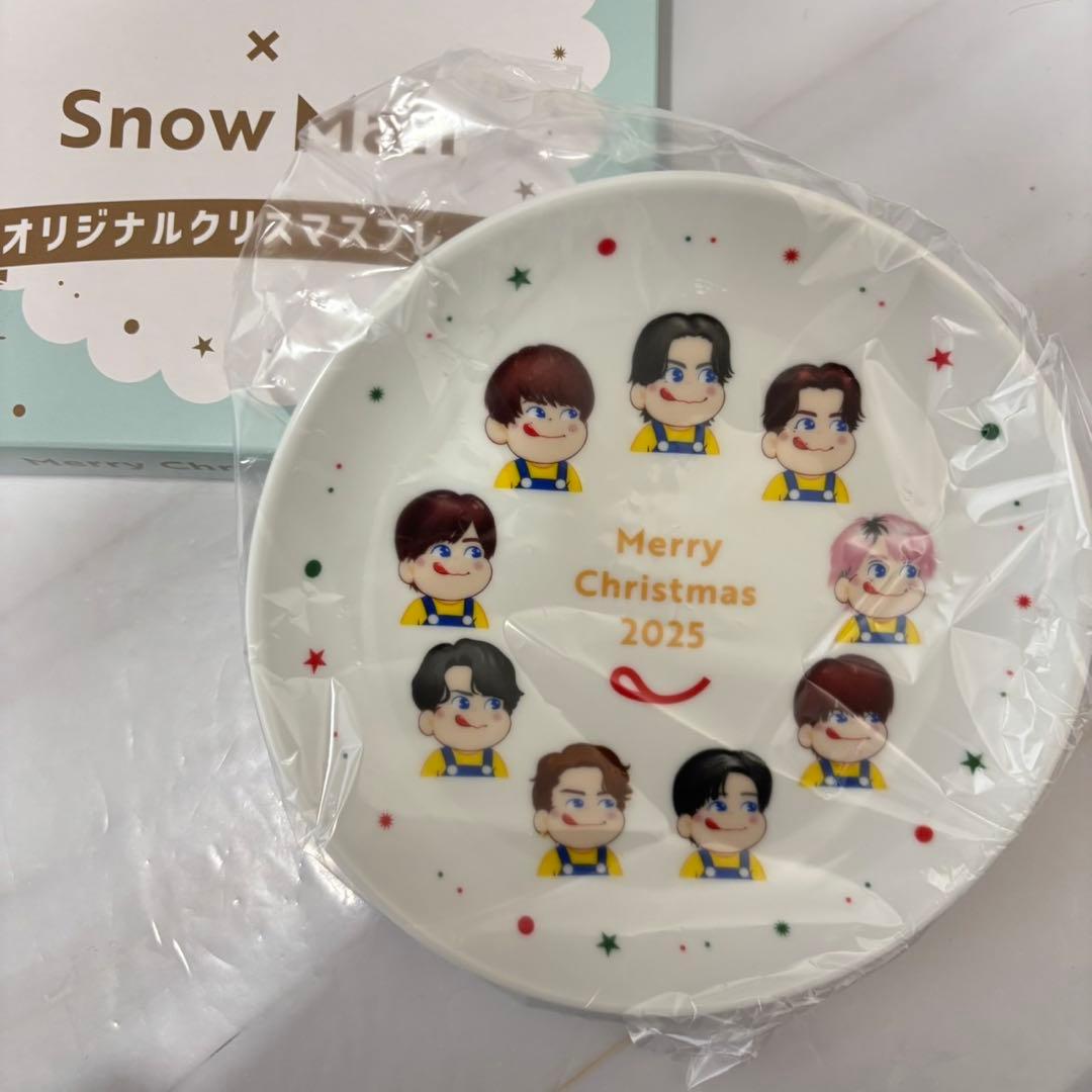 不二家 Snow Man クリスマスプレート 2025 - メルカリ