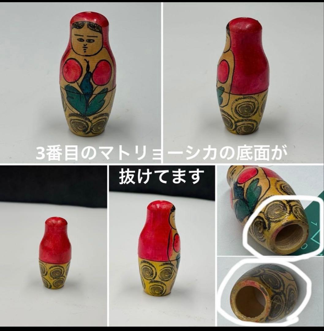 激レア‼️ソビエト アンティーク 初期のマイダン地方 マトリョーシカ 5