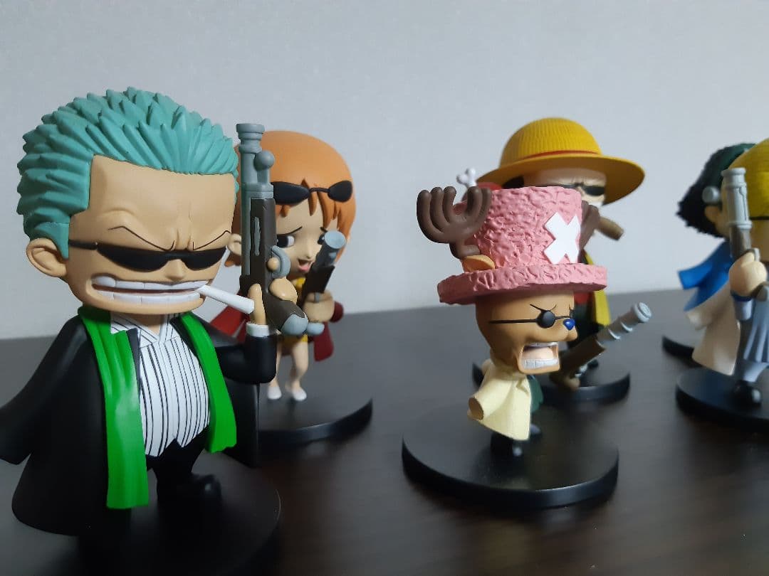 ワンピース麦わらの一味　7体セット売り