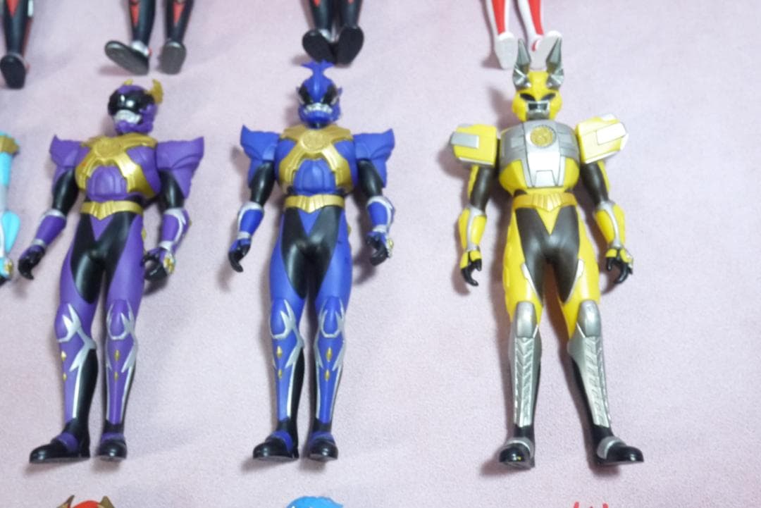 超星神グランセイザー　セイザーX ジャスティライザー　ソフビ　15体セット