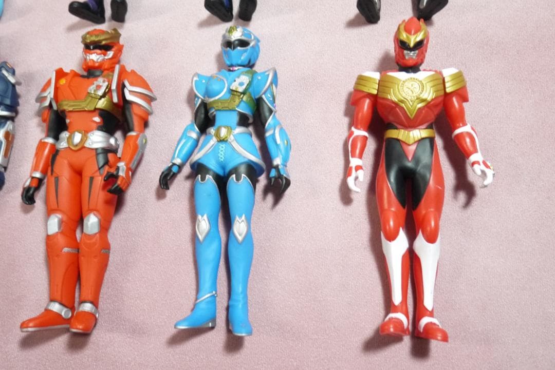 超星神グランセイザー　セイザーX ジャスティライザー　ソフビ　15体セット