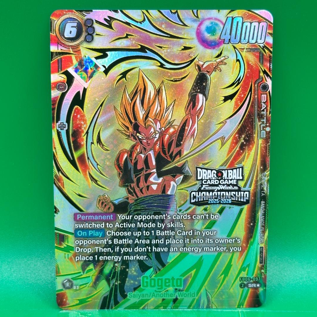 ドラゴンボール 海外 ゴジータ プロモ チャンピオンシップ パラレル 英語 超希少 英語版 ゴジータ エナジーマーカー プロモ ドラゴンボール 新品