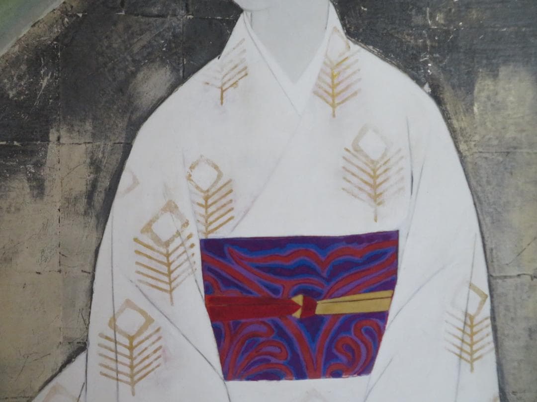 mimeian様専用神田三千枝「虹」 日本美術院特待院展出品作品 師：安田