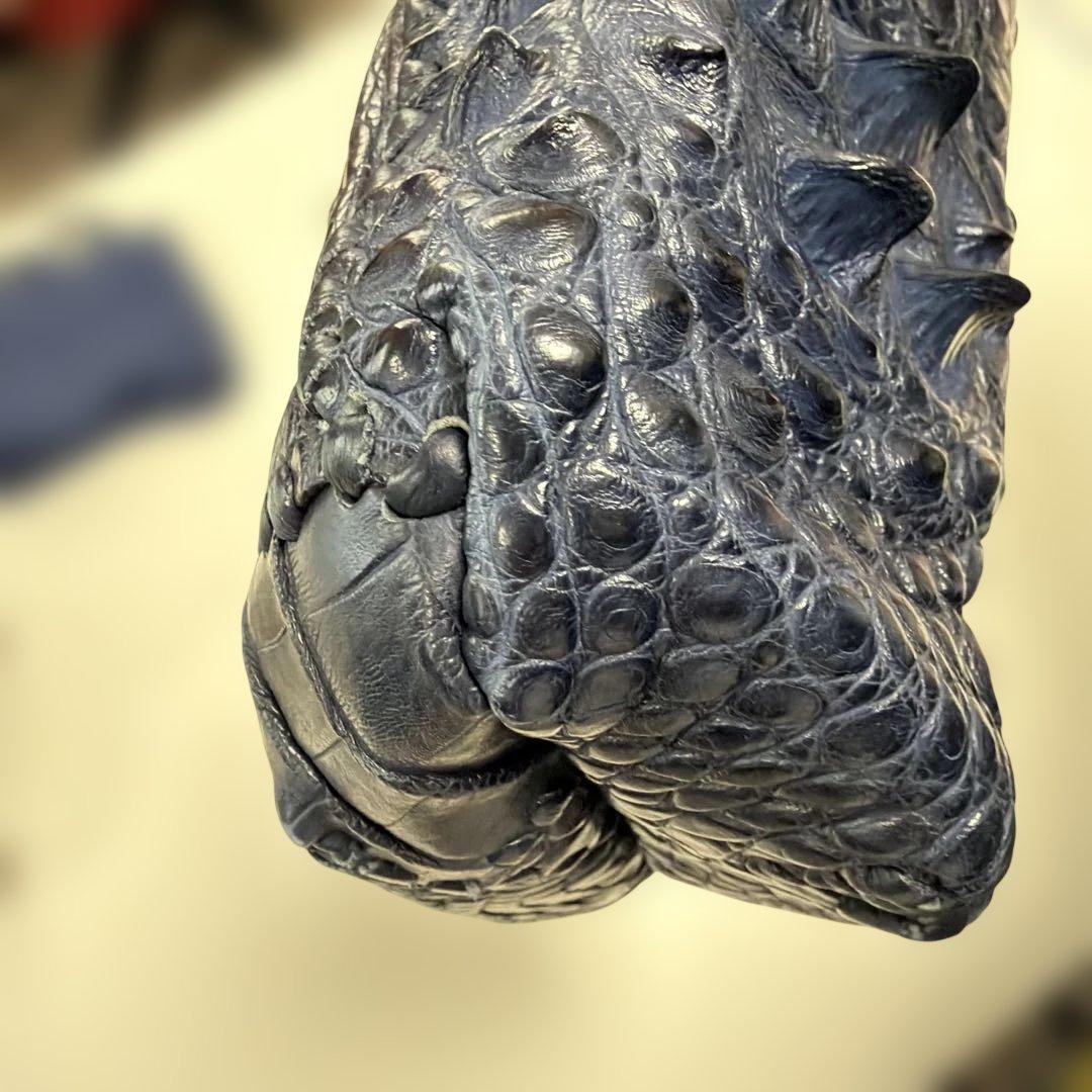 まさちゃん専用〜！IBIZA　濃紺　ワニ革　ショルダーバッグ　美品！