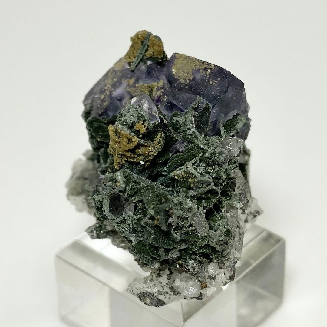 フローライト クォーツ ヤオガンシャン 鉱物標本 原石 天然石 ストーン