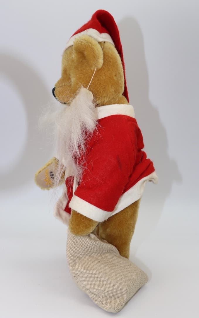 SCHUCO サンタクロース テディベア32cm ピッコロ2台付き