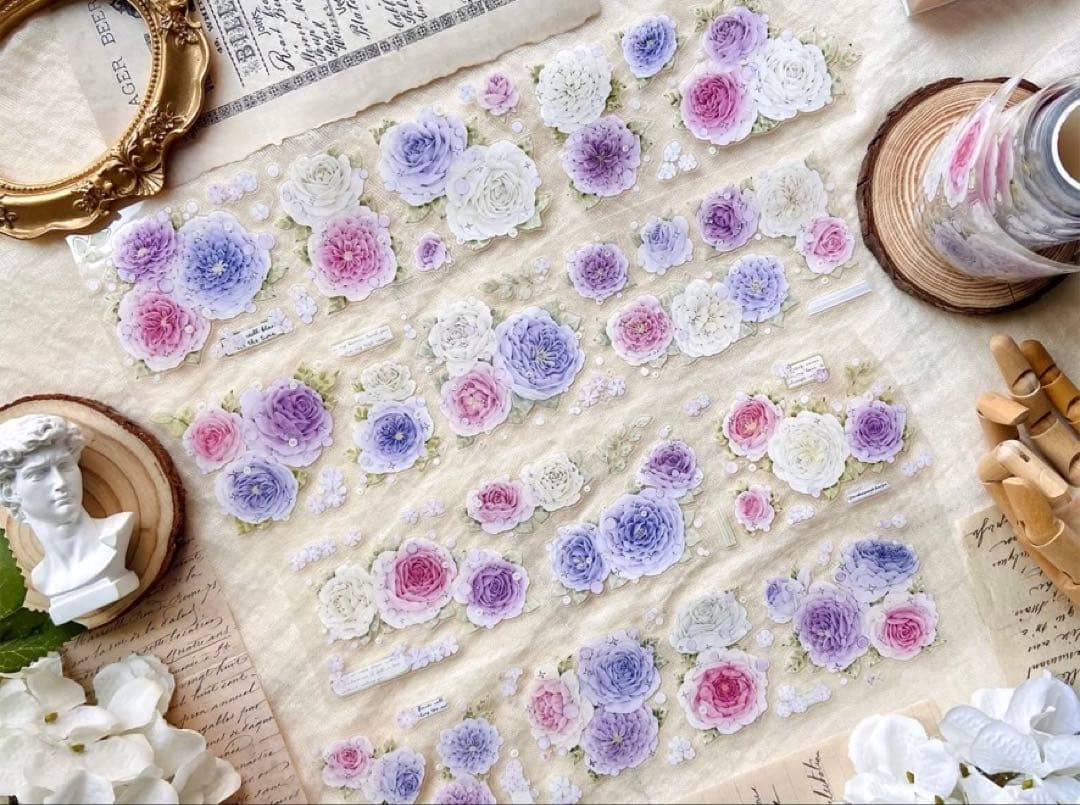 醒醒文创《幻沐泡影》海外マスキングテープ　マステ 【2352】