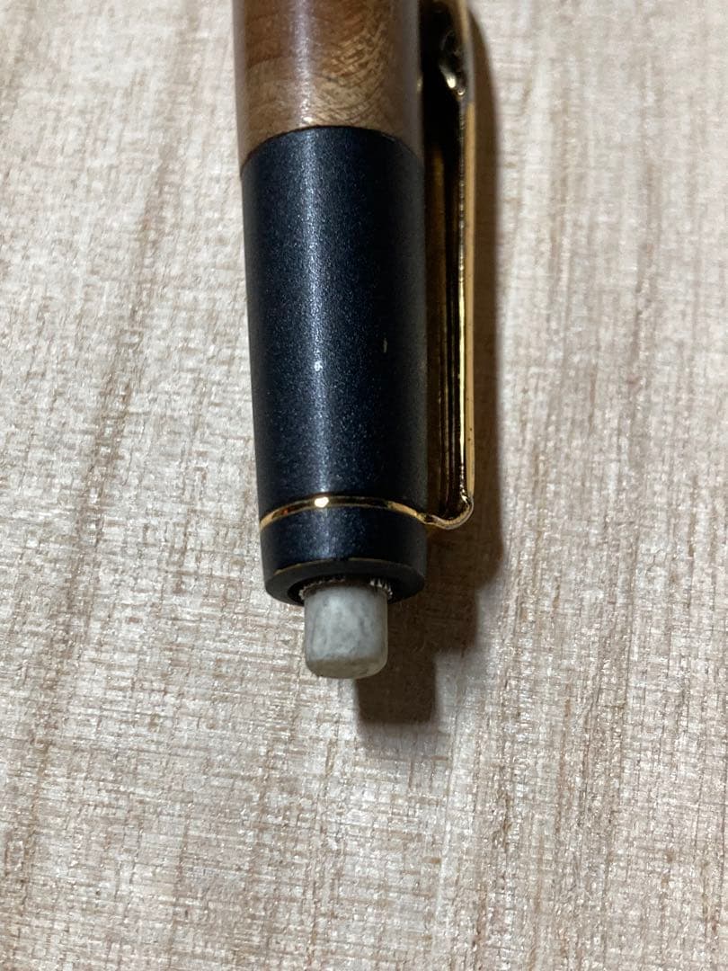 もち野原工芸　シャープペンシル　マーブルウッド旧型