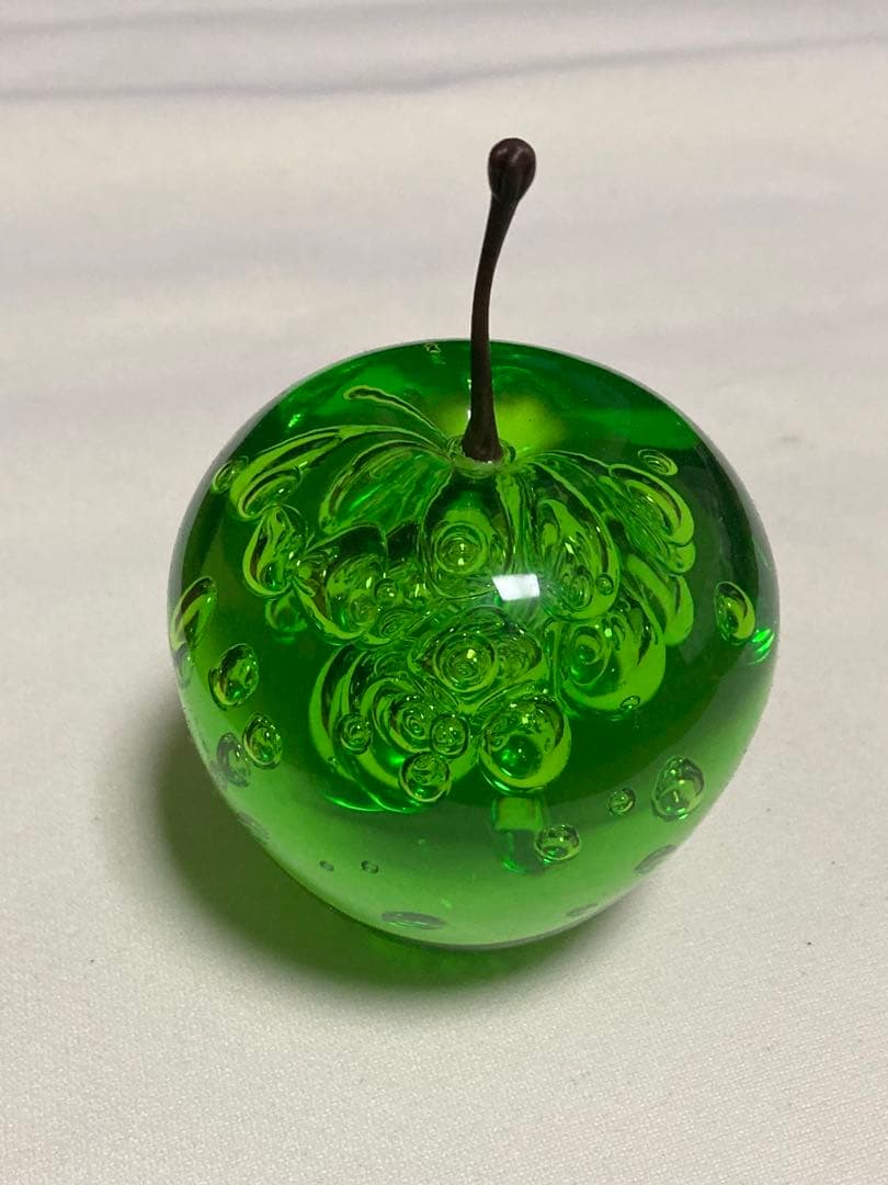 緑色 リンゴ型 オブジェ イタリア製