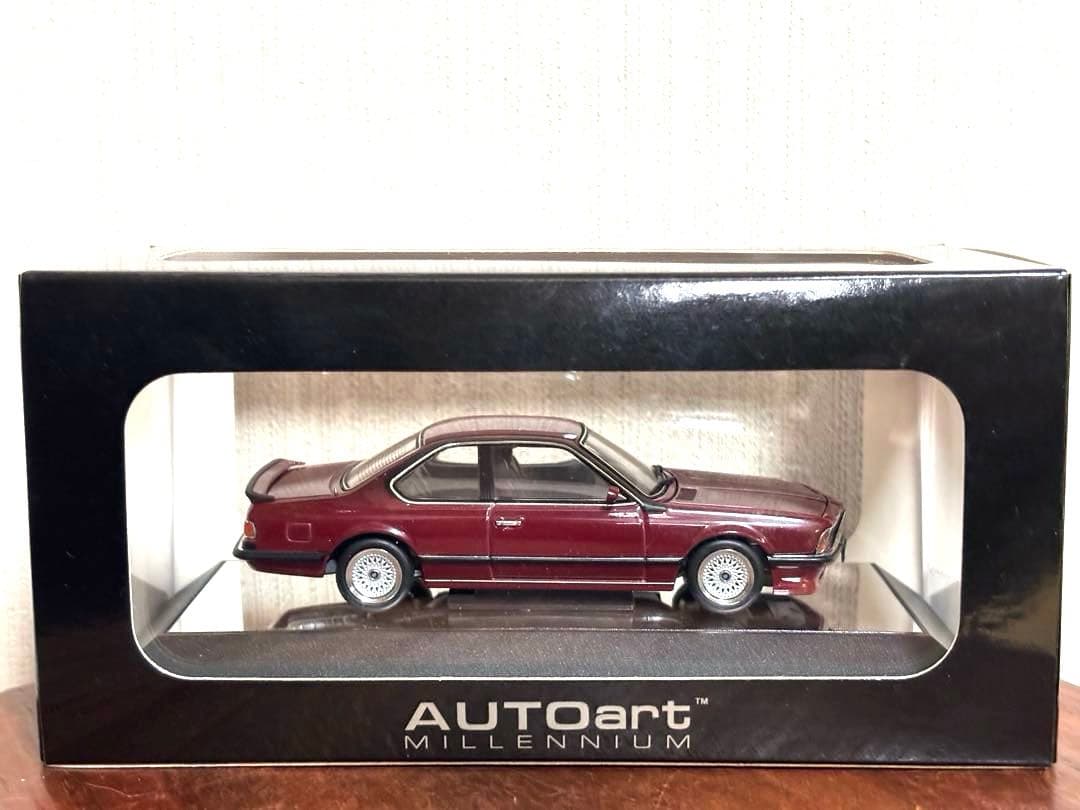 BMW M 635 CSi ミニカー 1/43 バーガンディ