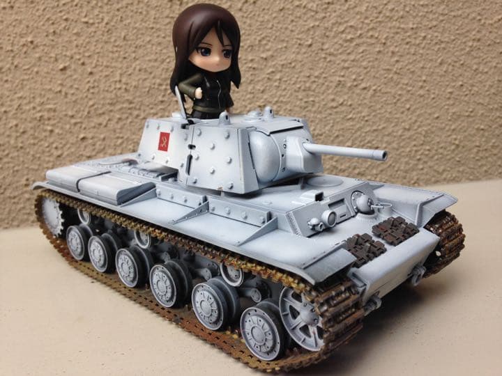 KV1B プラウダ高校Ver 1/35タミヤ　参考出品