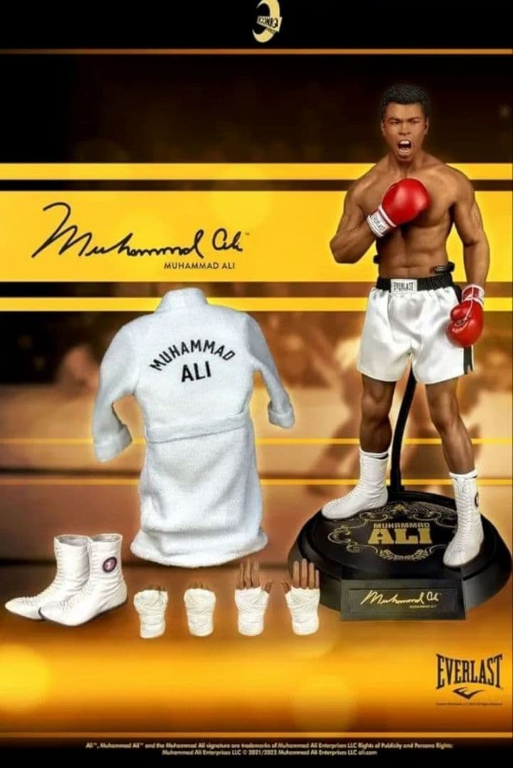 新品未使用　1/6　モハメド・アリ　アクションフィギュア　シームレス素体