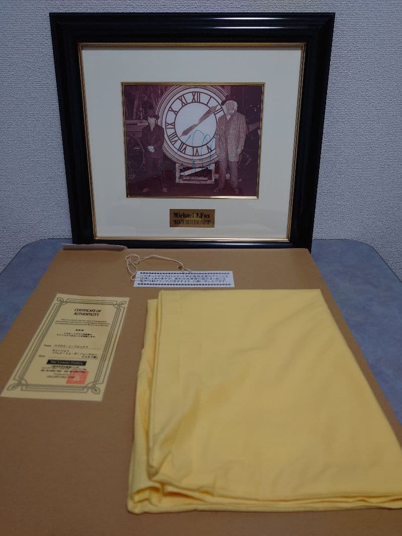 バック・トゥ・ザ・フューチャー マイケル・J・フォックス サイン バック・トゥ・ザ・フューチャー 映画脚本サイン 直筆サイン