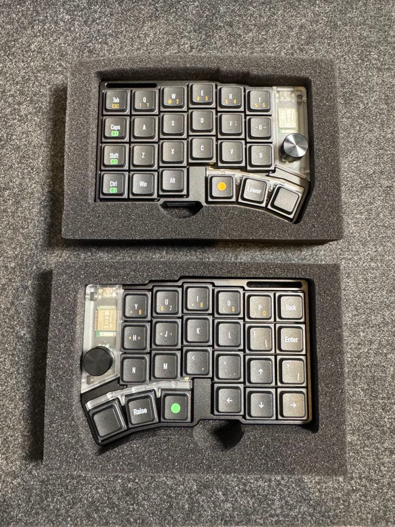 Cornix LP 無線分割キーボード ブラック 即日発送可能 - メルカリ