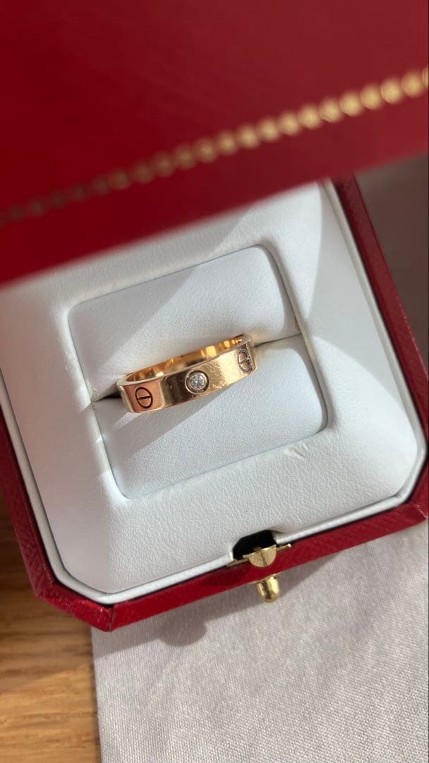 Cartier ゴールドリング ダイヤ