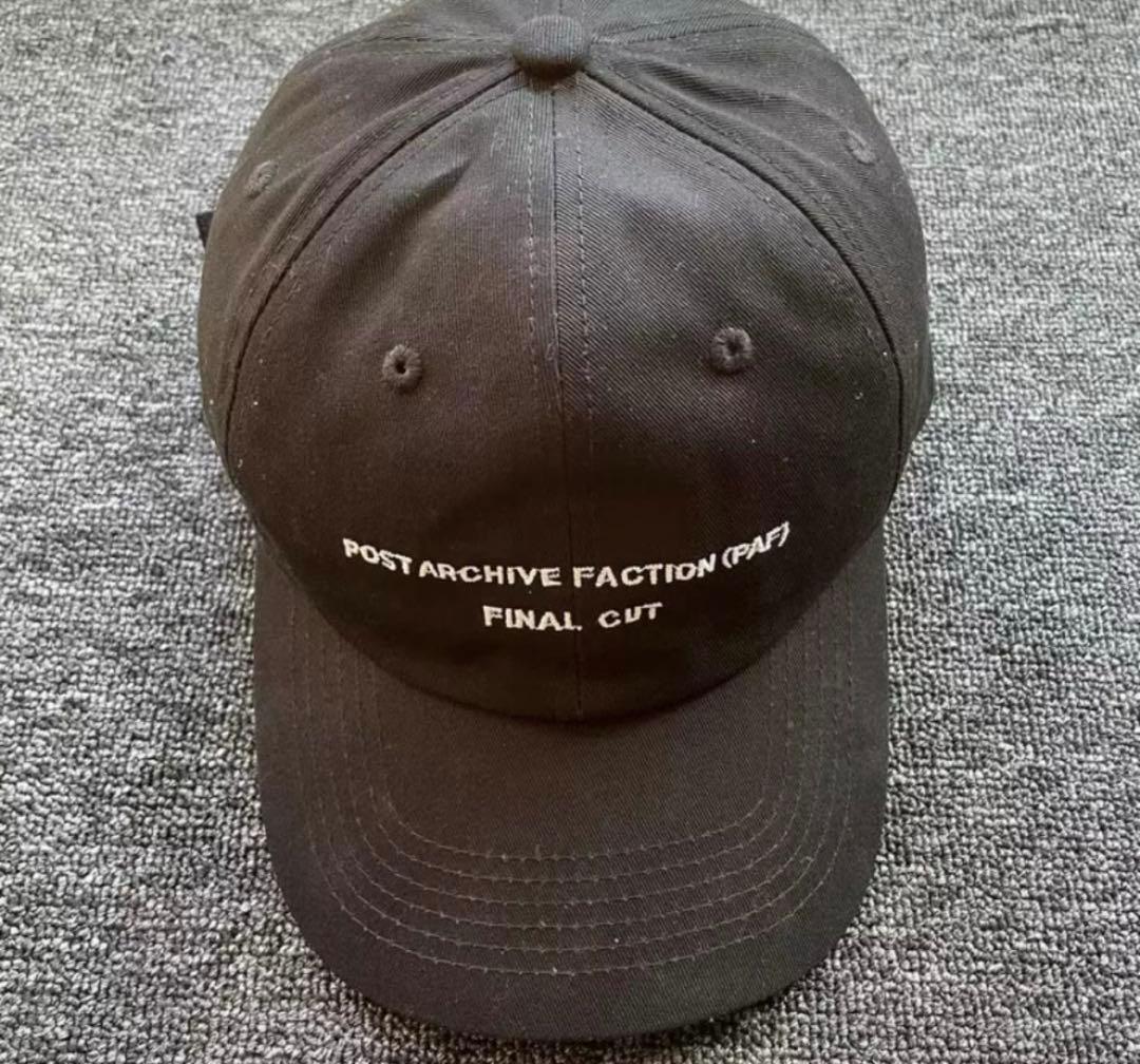 Post Archive Faction キャップ POST ARCHIVE FACTION (PAF) Men's' 6.0 Baseball Cap Left in Black