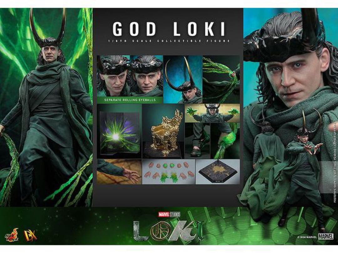 ホットトイズ 『ロキ』 ゴッド・ロキ 1/6 フィギュア 新品未開封 1/6 スケール ロキ 王座 ホットトイズ 系 1/6 フィギュア ホットトイズ