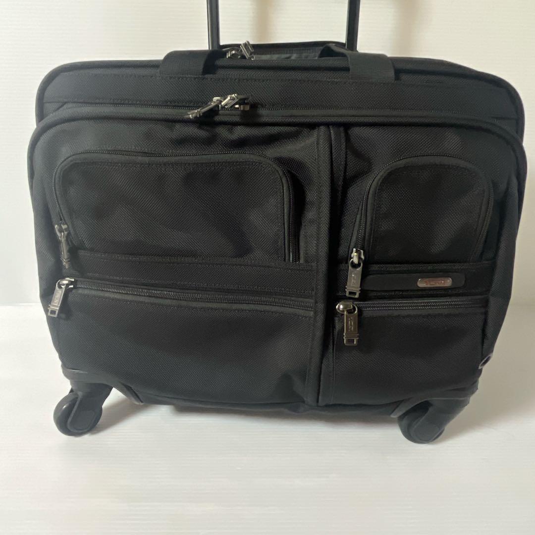 TUMI Alpha 2 キャリーケース エクスパンダブル グレーブラウン4輪