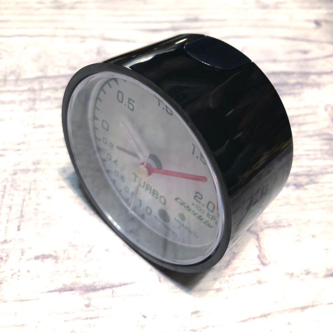 希少　GReddy ブーストメーター型　置時計　非売品　グレッディ　TRUST