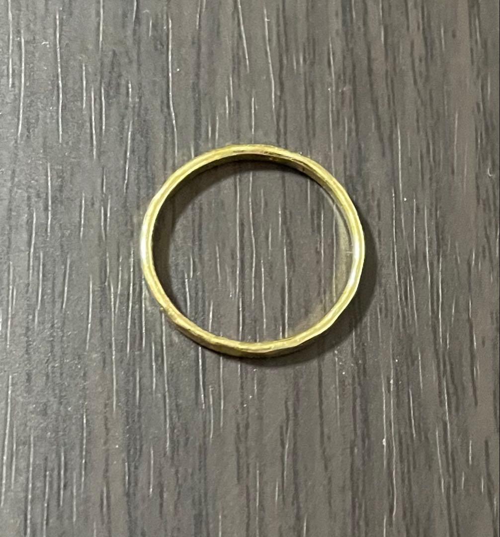 k18 指輪　12号〜13号 喜平リング 18金 喜平 トリプル12面 4.5ミリ幅 25号 27号 29号 特注品