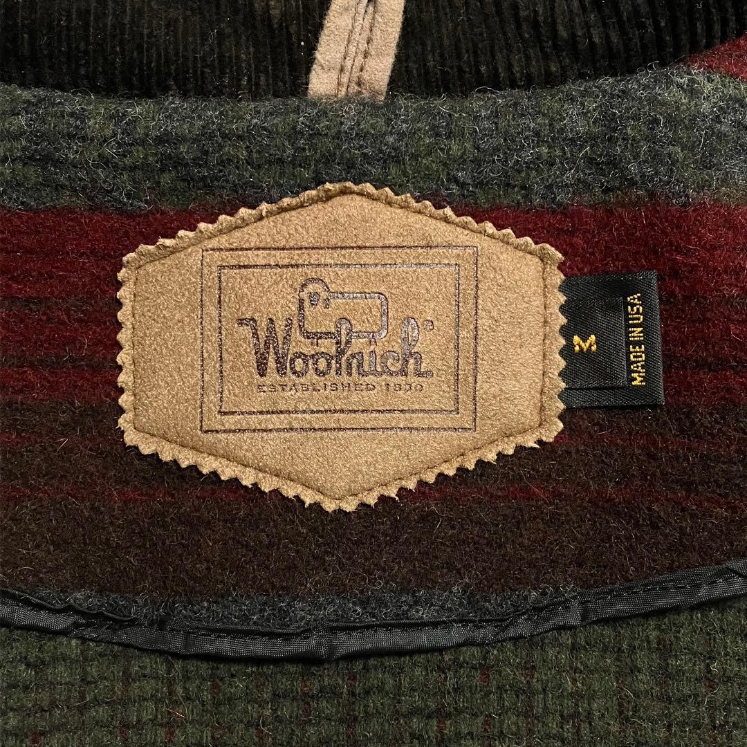 90's Woolrich ウールリッチ ネイティブボーダー ウールジャケット