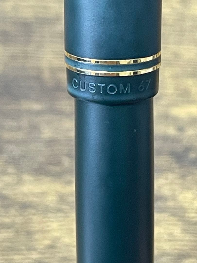 試筆のみ　最初期型 1987年製　バランサー付　マットグリーン　67 万年筆