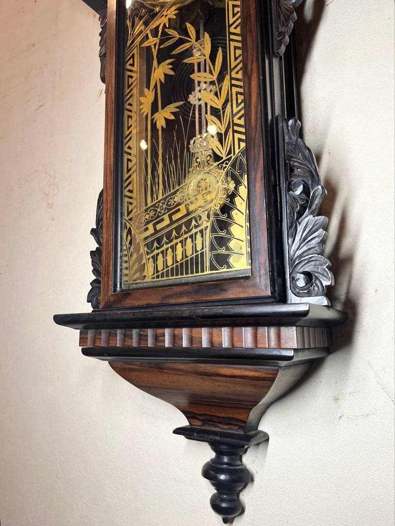 ナ*ナ様 精工舎　黒柿　柱時計　古時計　振り子　ゼンマイ　ボンボン　レトロ　ユン