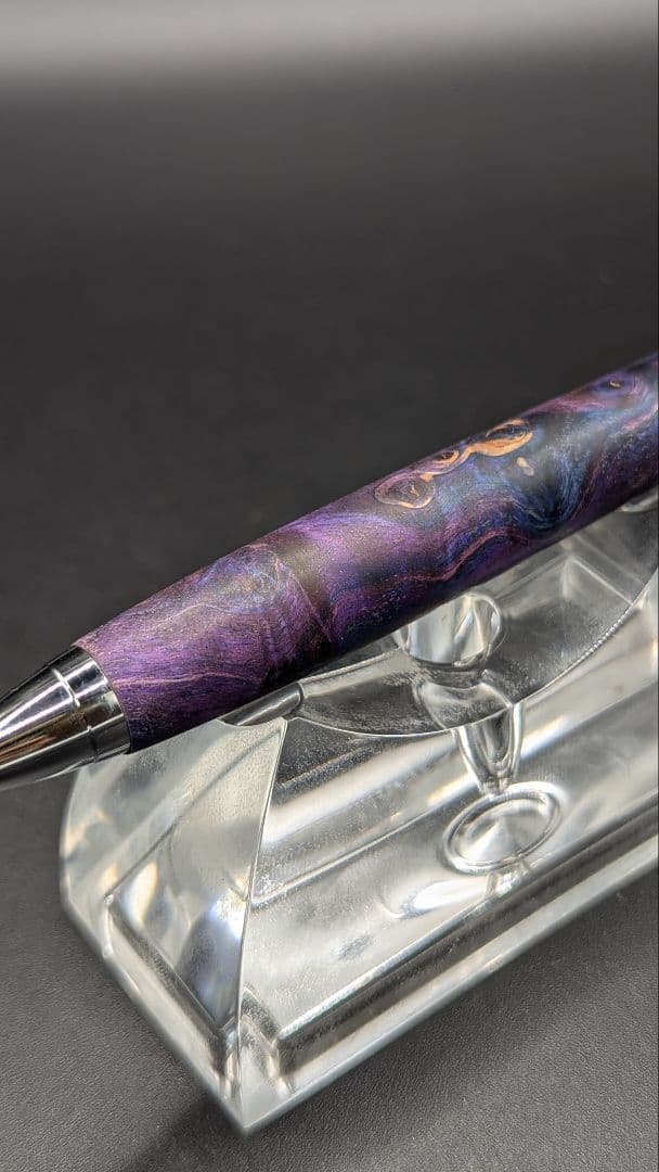 354ペン工房翌檜 スタビライズドウッドバーチバール 木軸シャーペン