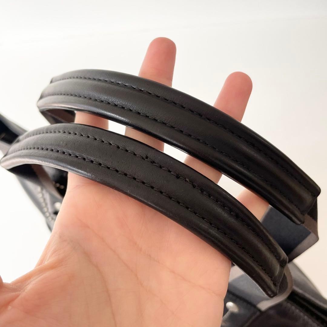 【極美品】COACH メンズ 2wayビジネスバッグ ヘリテージ 黒