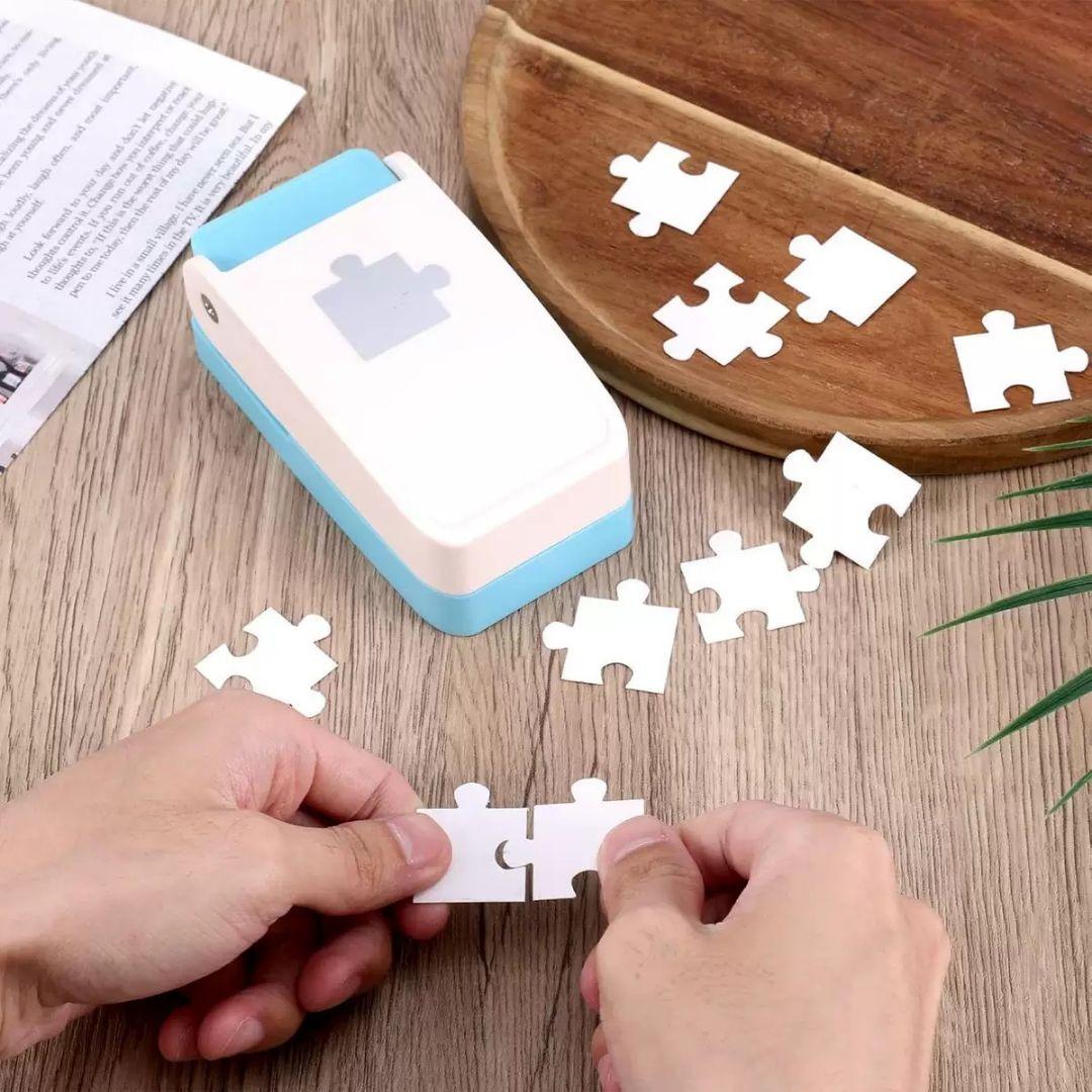 パズル型 クラフトパンチ 型抜き 工作 スクラップ アルバム 穴あけ