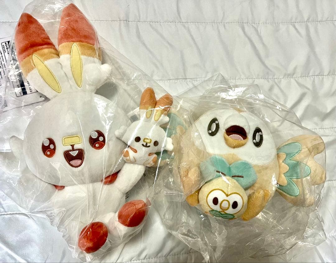 モクロー ヒバニー ポケピース 一番くじ ぬいぐるみ まとめ売り C賞 D