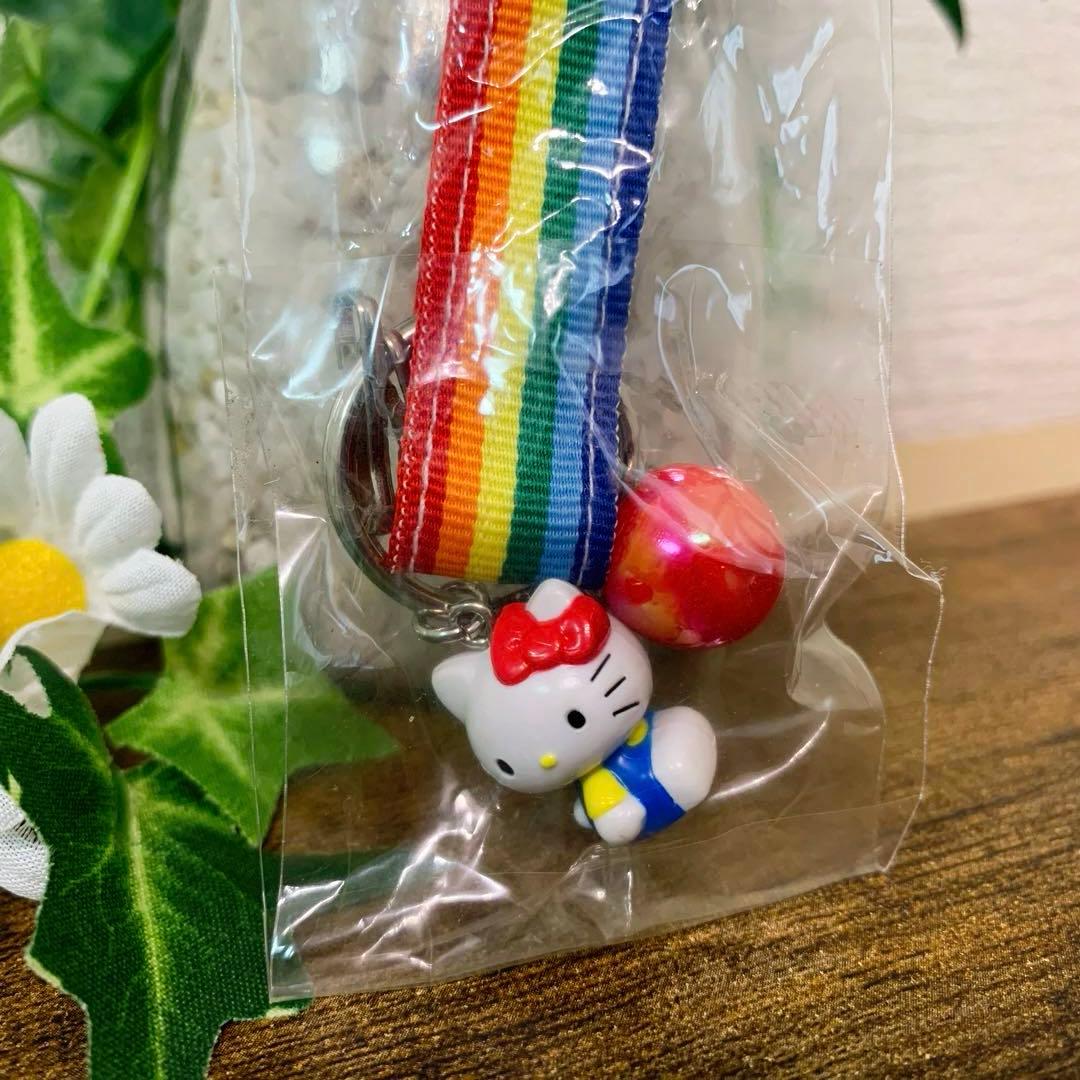 ★激レア★サンリオ　ハローキティ リンゴ　レインボーキーホルダー　2001年製