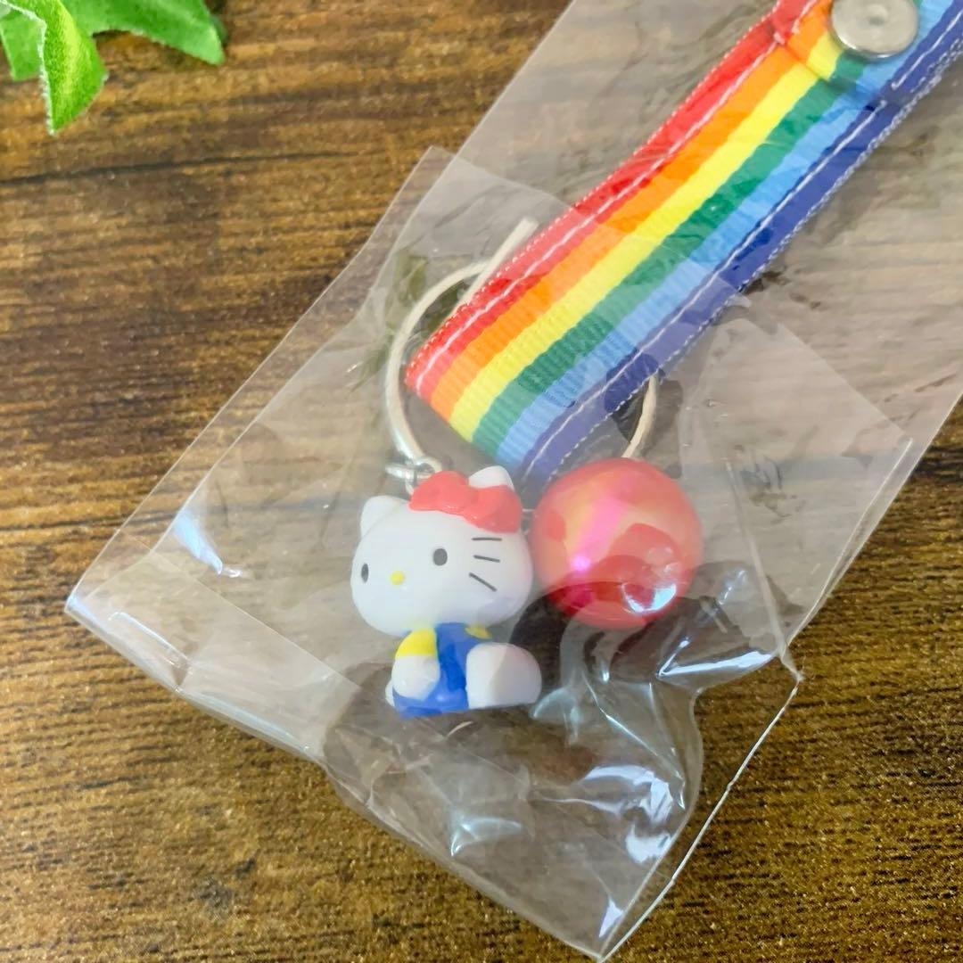 ★激レア★サンリオ　ハローキティ リンゴ　レインボーキーホルダー　2001年製