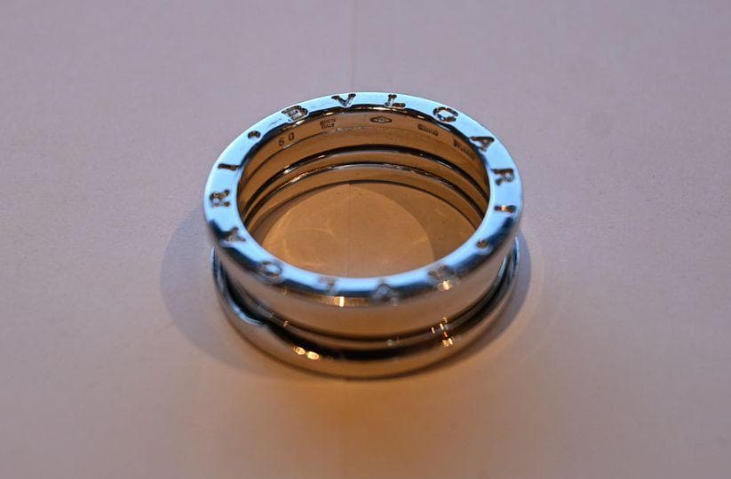 【1/30まで】ブルガリ リング ビーゼロワン B-zero1　ホワイトゴールド