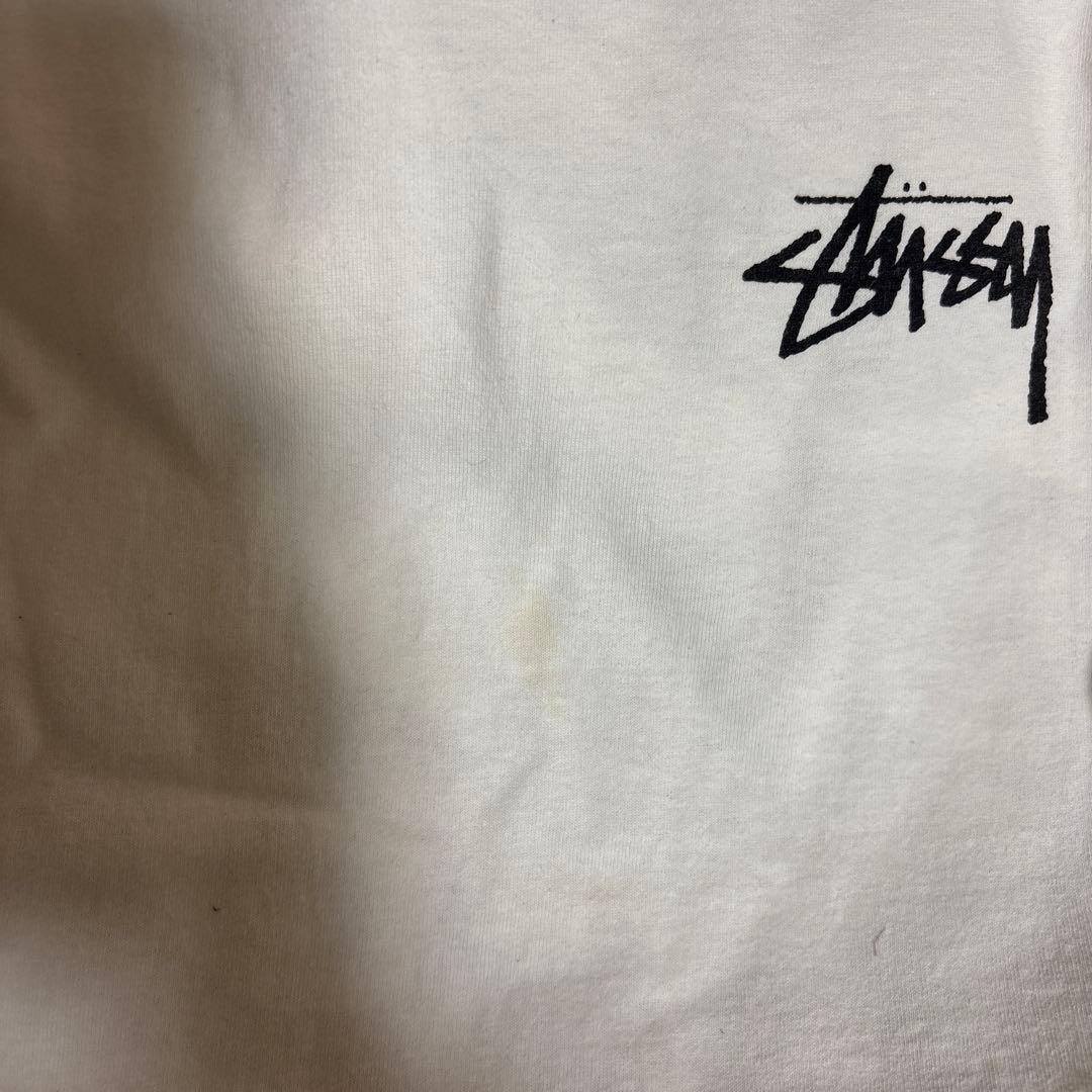 STUSSY ステューシー チェリー リラックス tシャツ ホワイト