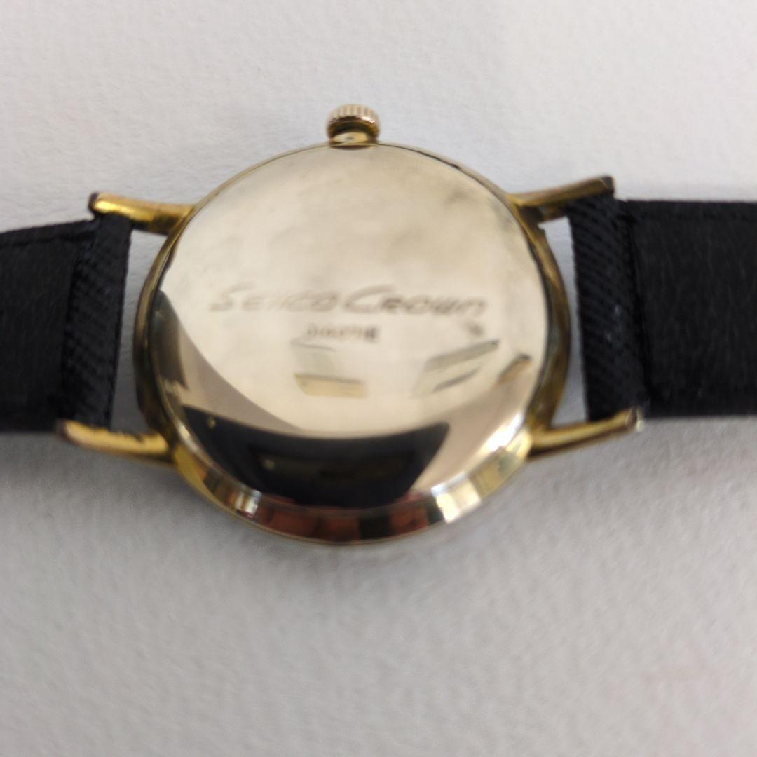 [稼動]SEIKO CROWN 手巻アンティーク腕時計 J14071E 21石