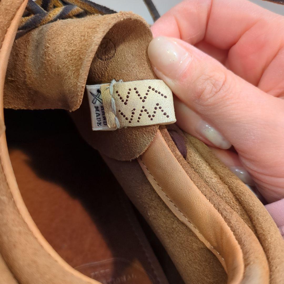 visvim ブラウン スエード モカシン靴 ブラウン US9