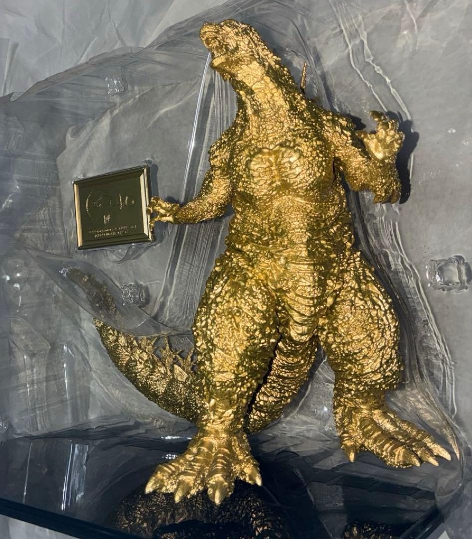 一番くじ　ゴジラ(2023） SOFVICS ゴールドカラーver. 開封済み