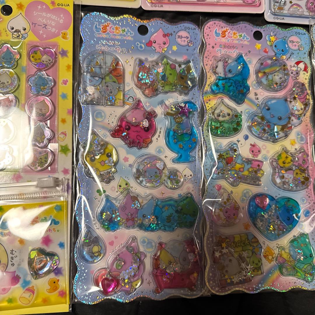 しずくちゃん ボンボンドロップシール ウォーターシール おはじきシール