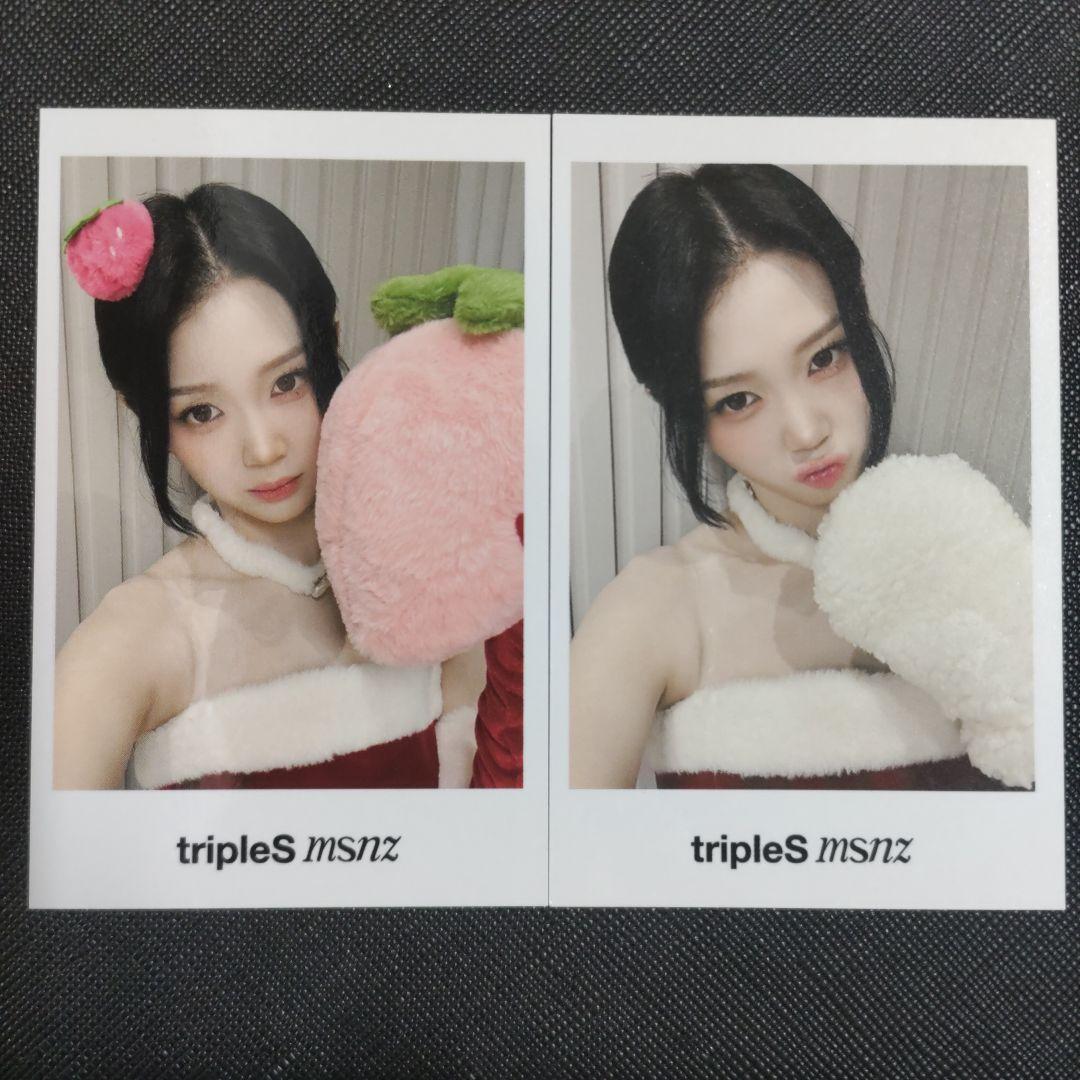 tripleS ユビン msnz 1stmusic ファンサイン会 2枚 コンプ - メルカリ