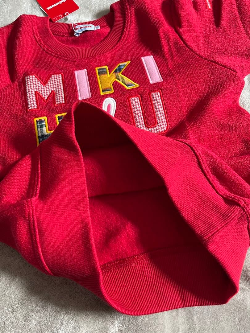 MIKI HOUSE ミキハウス 赤 うさこ トレーナー 110