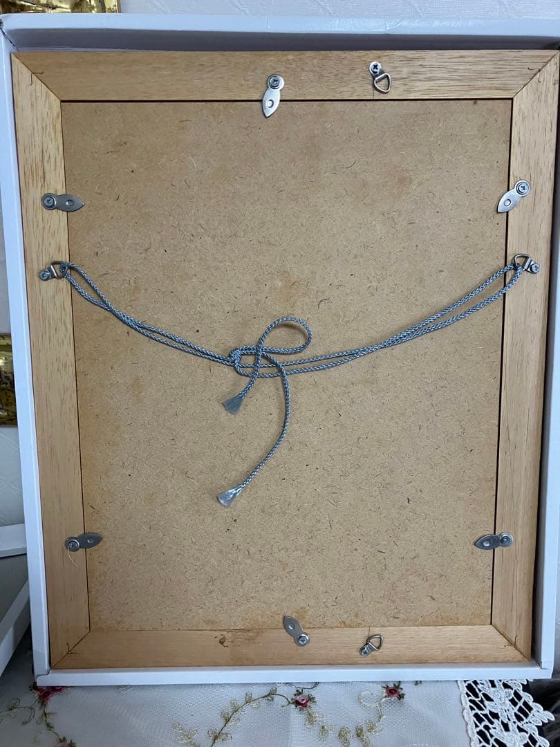 パブロピカソ　花束を持つ手　マット額装