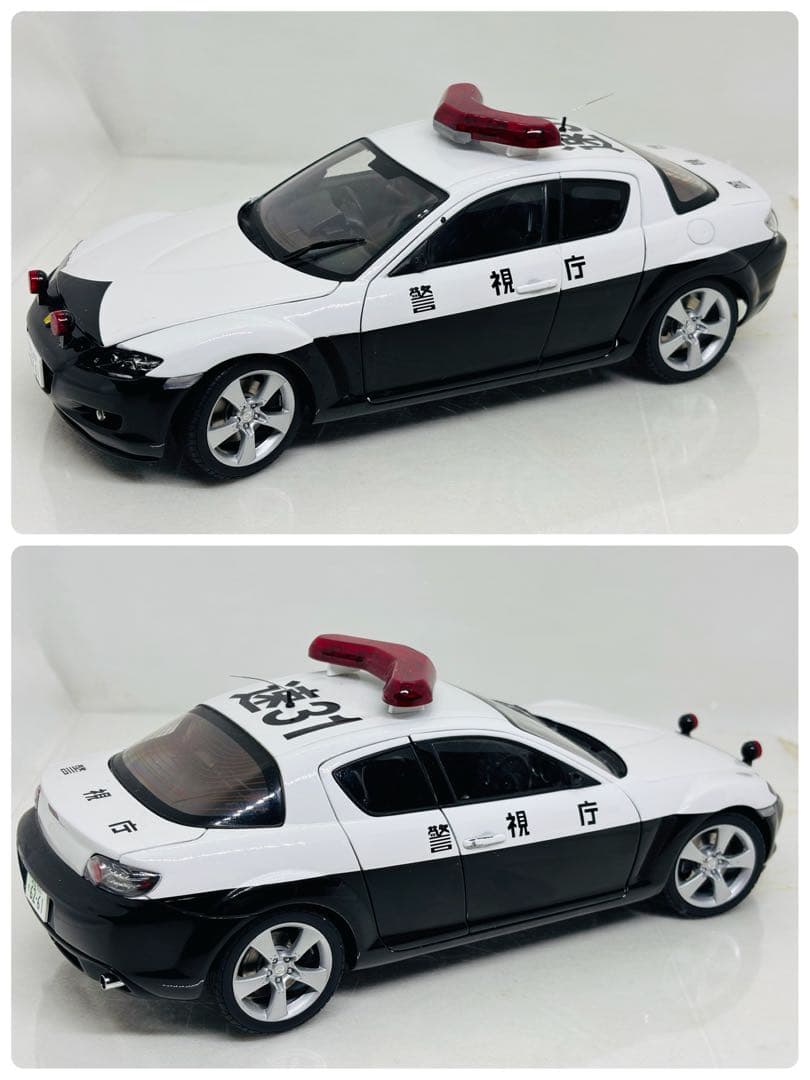 C*e様 1/18 AUTOartオートアート MAZDA RX-8 高速隊パト