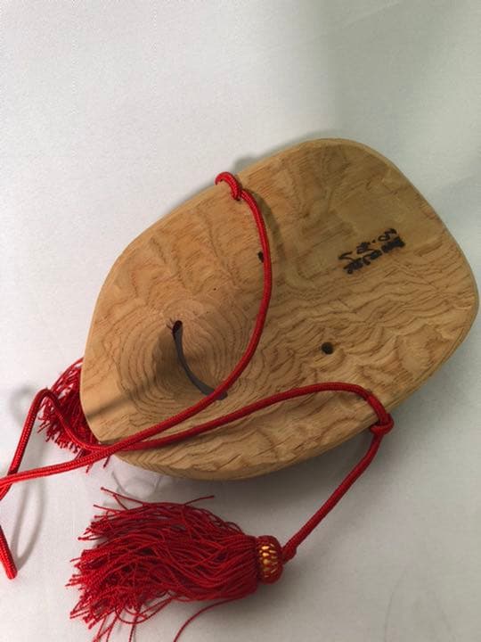 272❣️ 木彫 能面 女