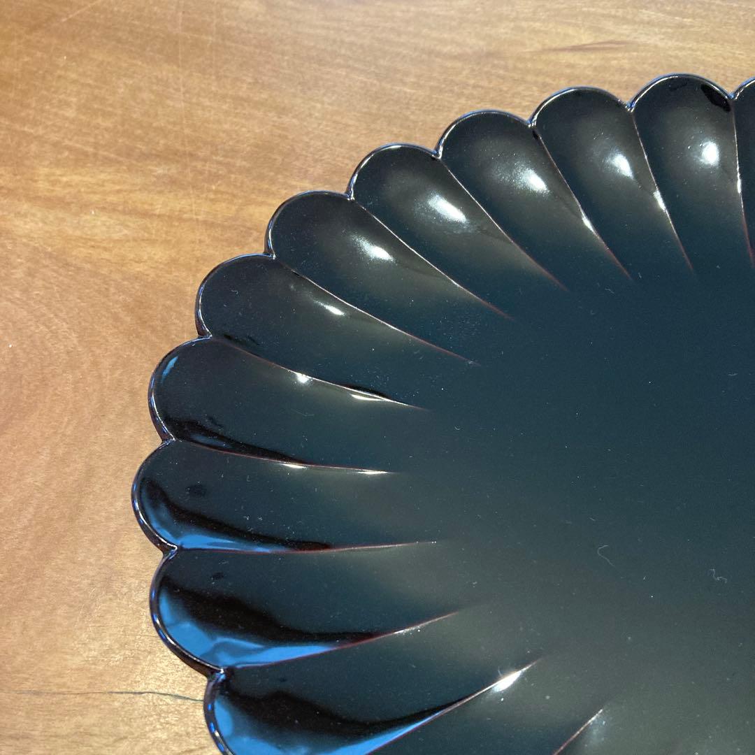 粂治郎/越前漆器/皿