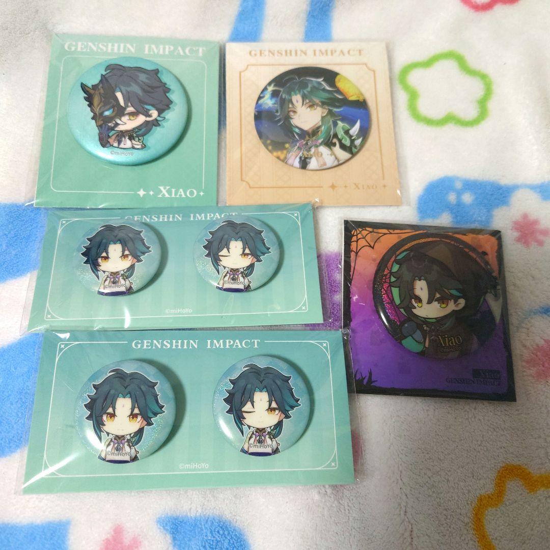 原神 鍾離 魈 色紙 缶バッジ ストラップ 神の目 コロッタ 璃月 公式 まとめ