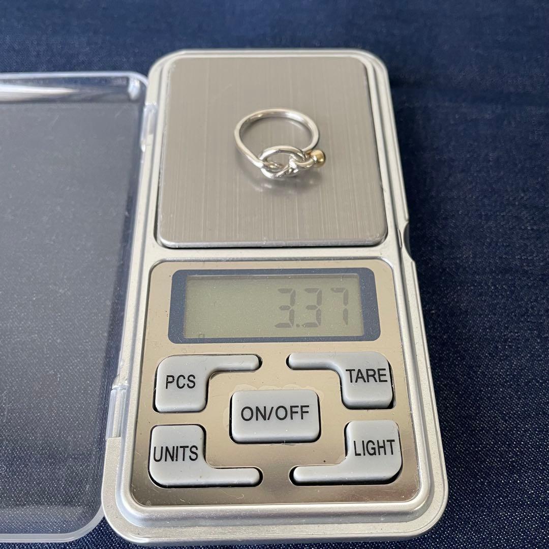 【TIFFANY&Co.】ティファニー ラブノットリング 925 750 11号