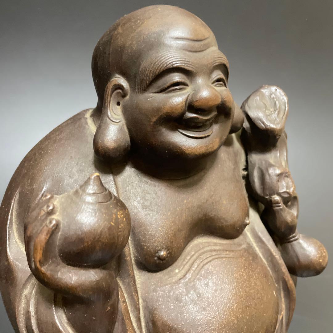 時代物 備前焼 特大 布袋様 友敬作 七福神 - メルカリ
